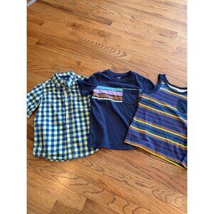 OSHKOSH CARTERS BOYS LOT OF 3 SUMMER SHIRTS SIZE 5